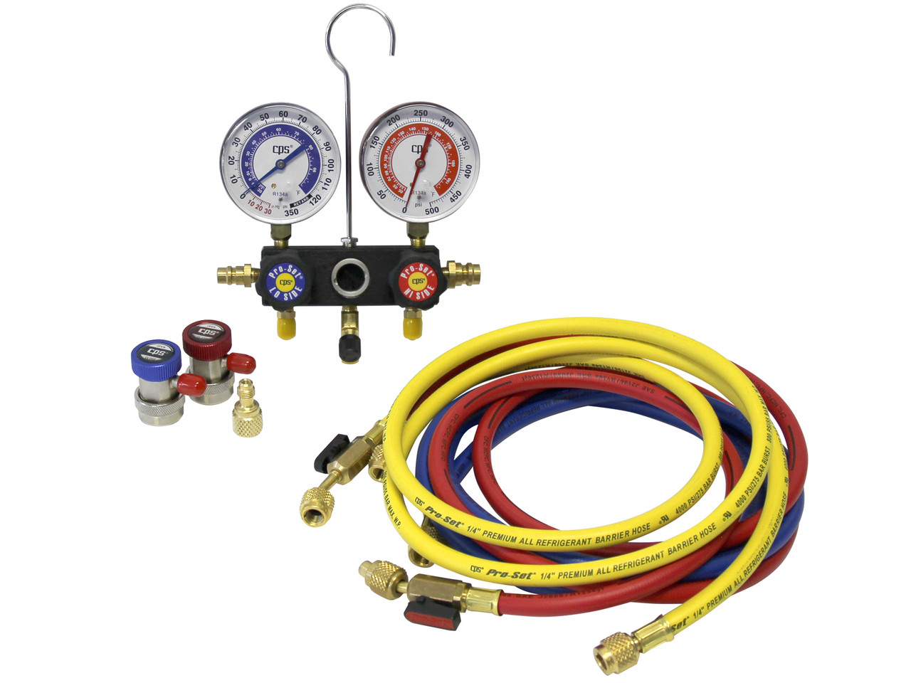 Pro-SetÂ® R-12, R-134A Manifold Gauge Set MA1234