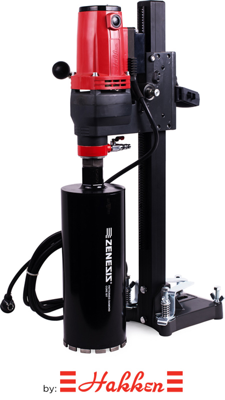 8" Diameter Core Bit Capacity Core Drill Rig, 15 Amp Single Speed Motor w/ Small Base (SMD08-SMBASE)