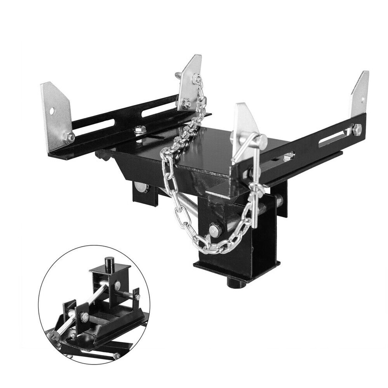 1/2 Ton 1100 LBS Capacity Automotive Floor Jack Trans Transmission Jack Adapter