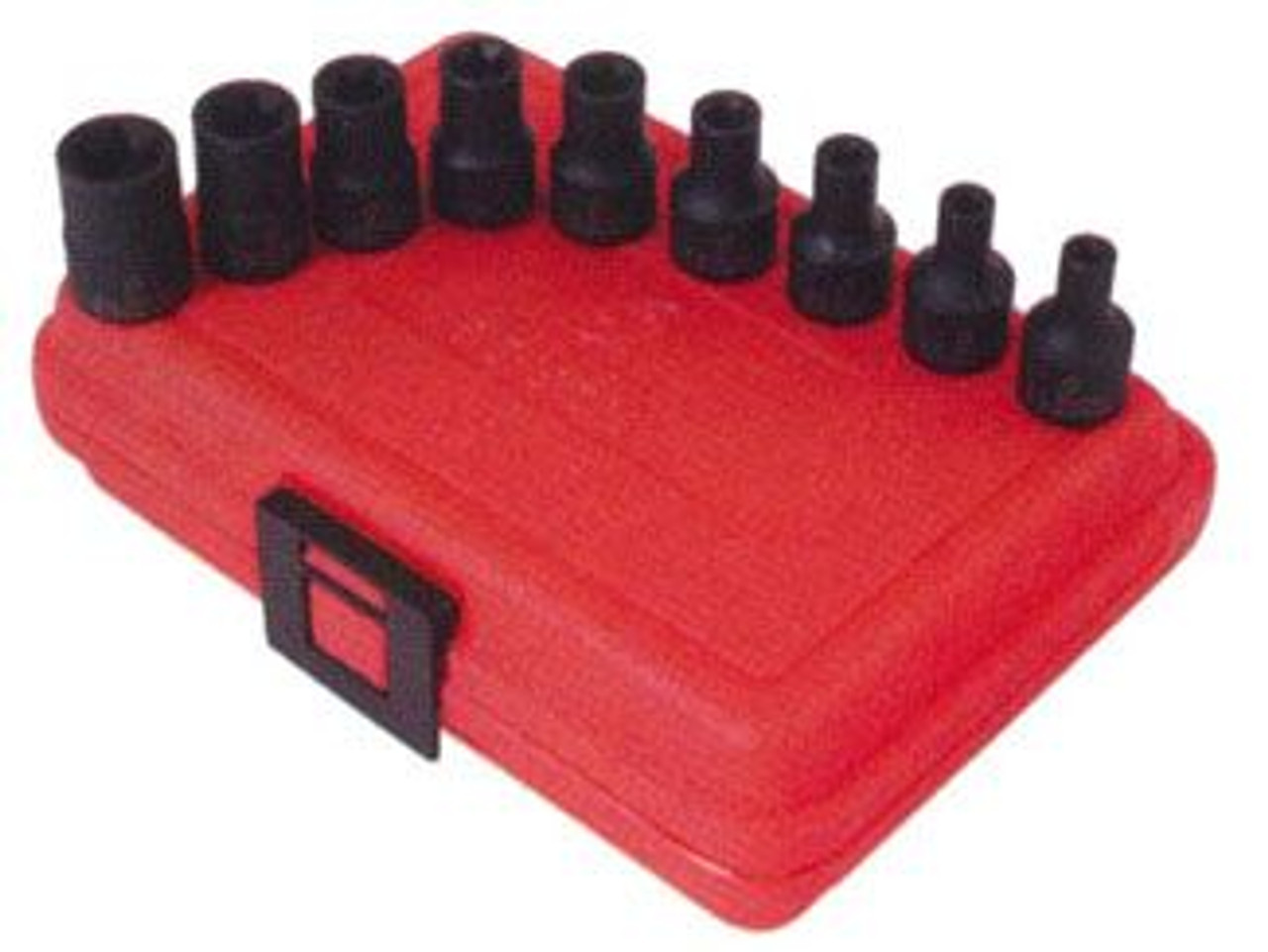 9pc 3/8 in dr. External Star Impact Socket Set, 3670SE