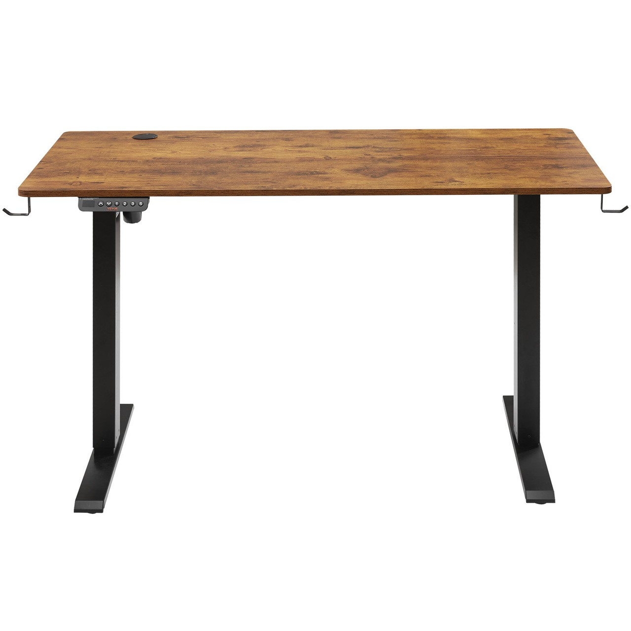 Height Adjustable Desk, 55.1 x 23.6 inï¼ˆ1.4m*0.6mï¼‰, 3-Key Modes Electric Standing Desk,Whole Piece Desk Board, Sturdy Dual Metal Frame, Max. Bearing 180 LBS Computer Sit Stand up Desk, for Home and Office