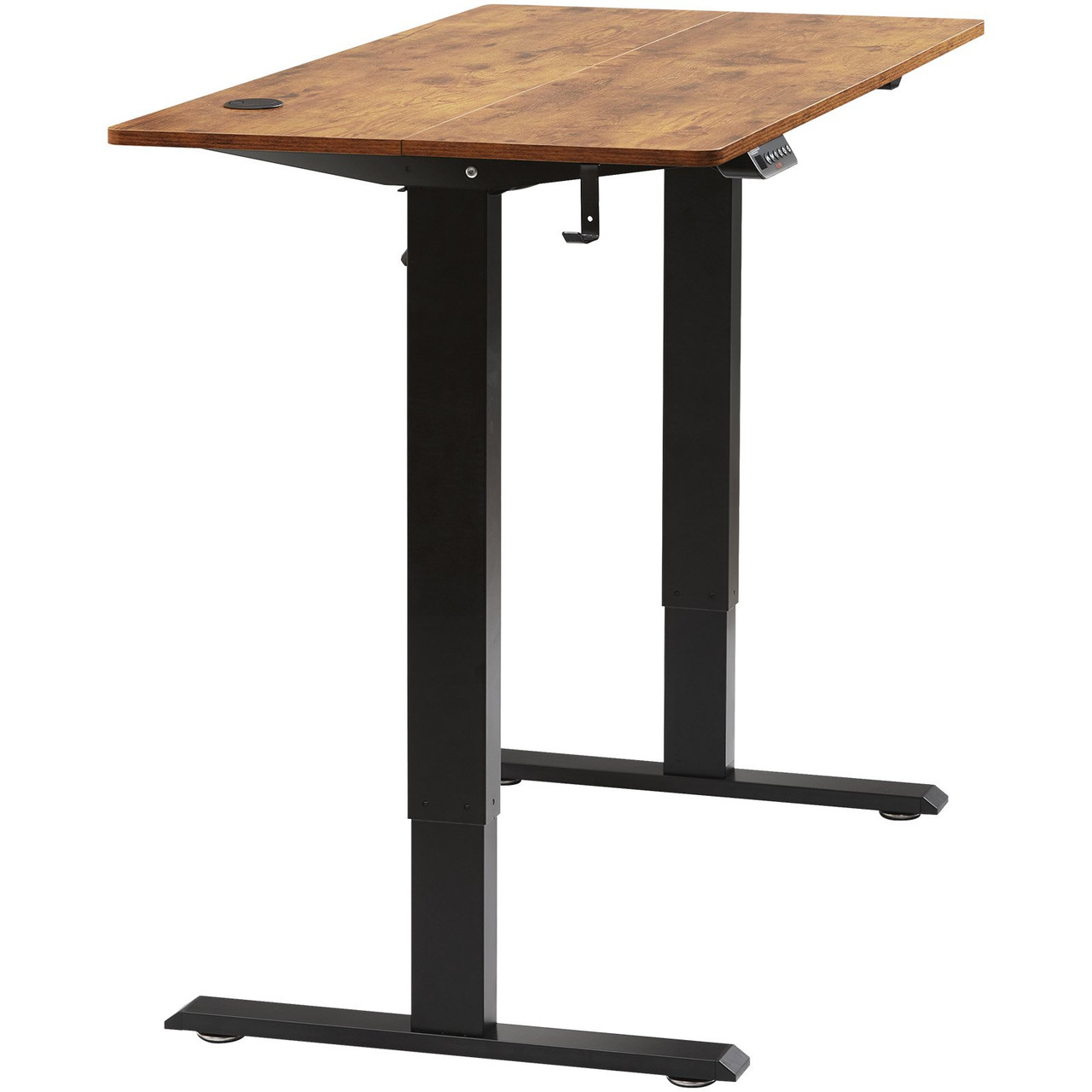 Height Adjustable Desk, 55.1 x 27.6 inï¼ˆ1.4m*0.7mï¼‰, 3-Key Modes Electric Standing Desk,Whole Piece Desk Board, Sturdy Dual Metal Frame, Max. Bearing 180 LBS Computer Sit Stand up Desk, for Home and Office