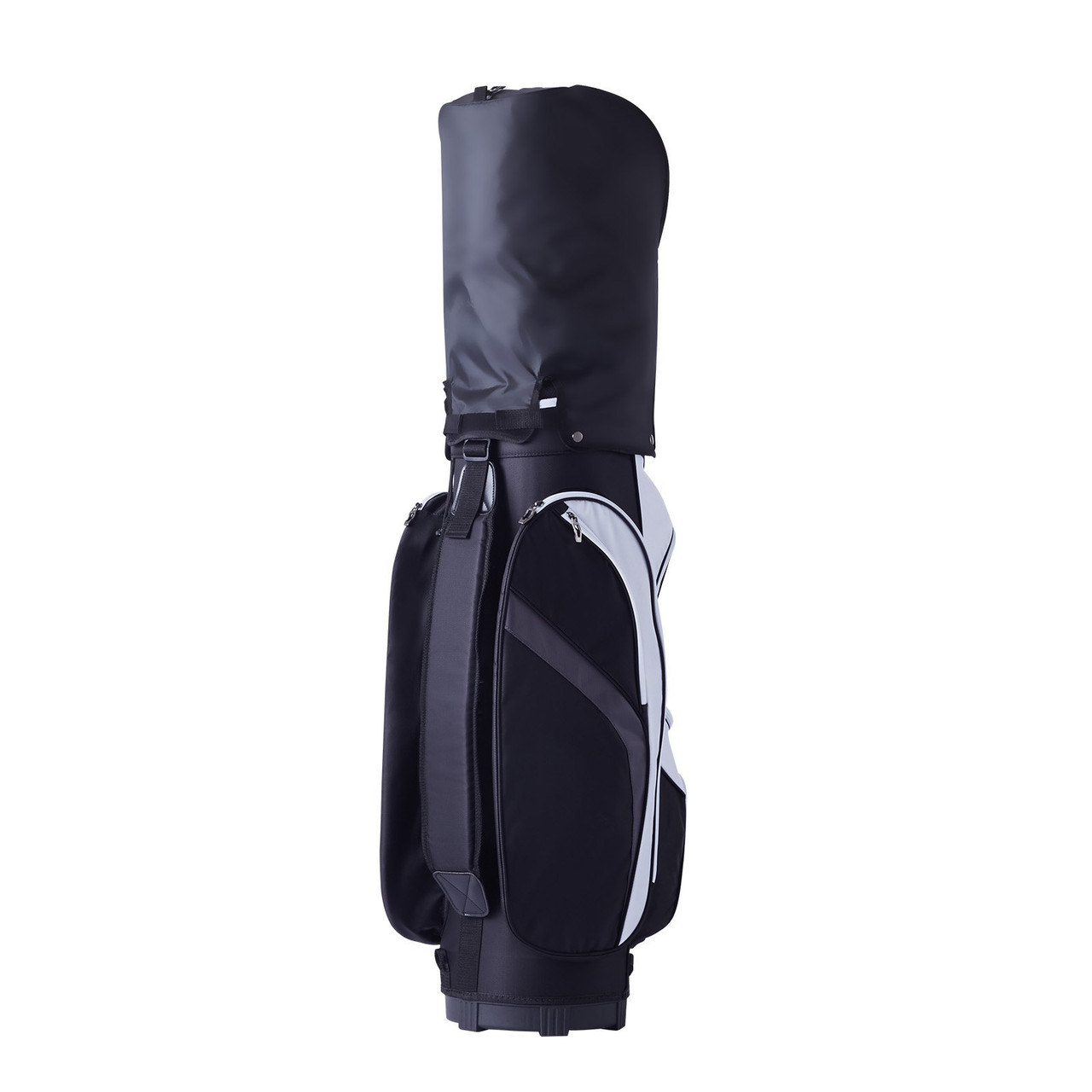 Golf Cart Bag with 14 Way Organizer Divider Top, 36a Multiple Pockets Premium Nylon Cart Bag, Durable Golf Bags with Handles & Dust Cover & Detachable Straps for Men & Women, Black Color-Block