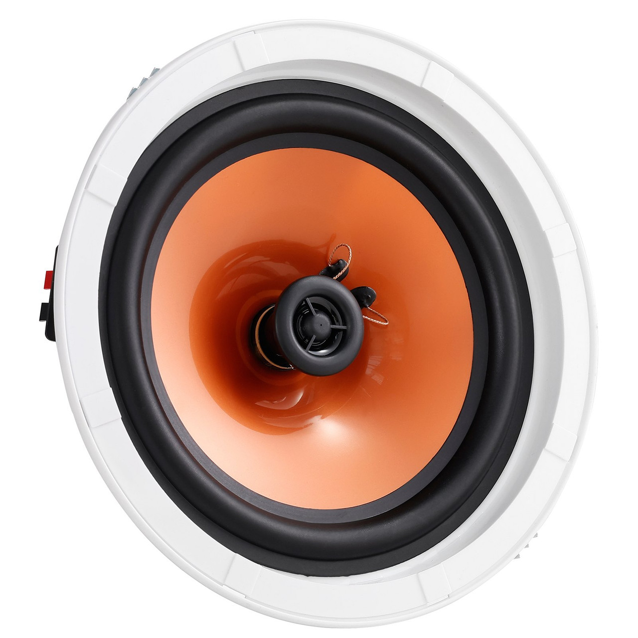 4 PCs 8 Inch in Ceiling Speakers, 100-Watts, Flush Mount Ceiling & in-Wall Speakers System with 8Î©Impedance 89dB Sensitivity, for Home Kitchen Living Room Bedroom or Covered Outdoor Porches