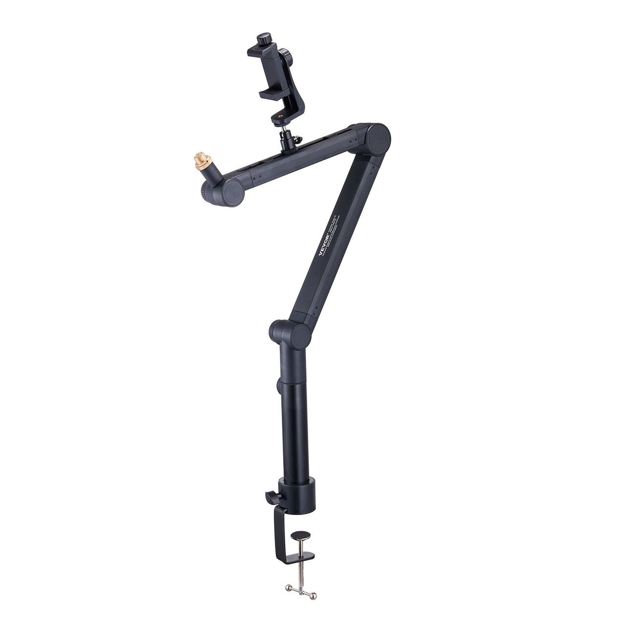 Microphone Boom Arm with Desk Mount, 360Â° Rotatable, Adjustable Mic Stand with 3/8" to 5/8" Adapter Port Headset Hook, for Blue Yeti Hyperx Quadcast Blue Snowball Shure SM7B Audio Technica