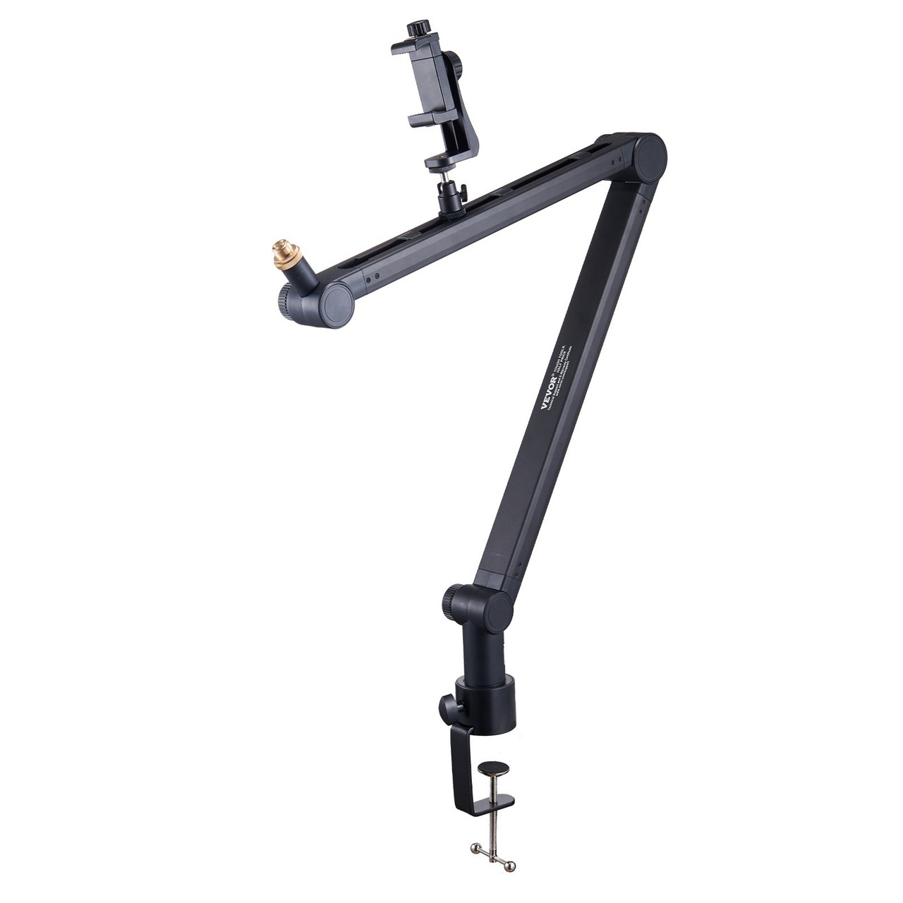 Microphone Boom Arm with Desk Mount, 360Â° Rotatable, Adjustable Mic Stand with 3/8" to 5/8" Adapter Port, for Recording Blue Yeti Hyperx Quadcast Blue Snowball Shure SM7B Audio Technica