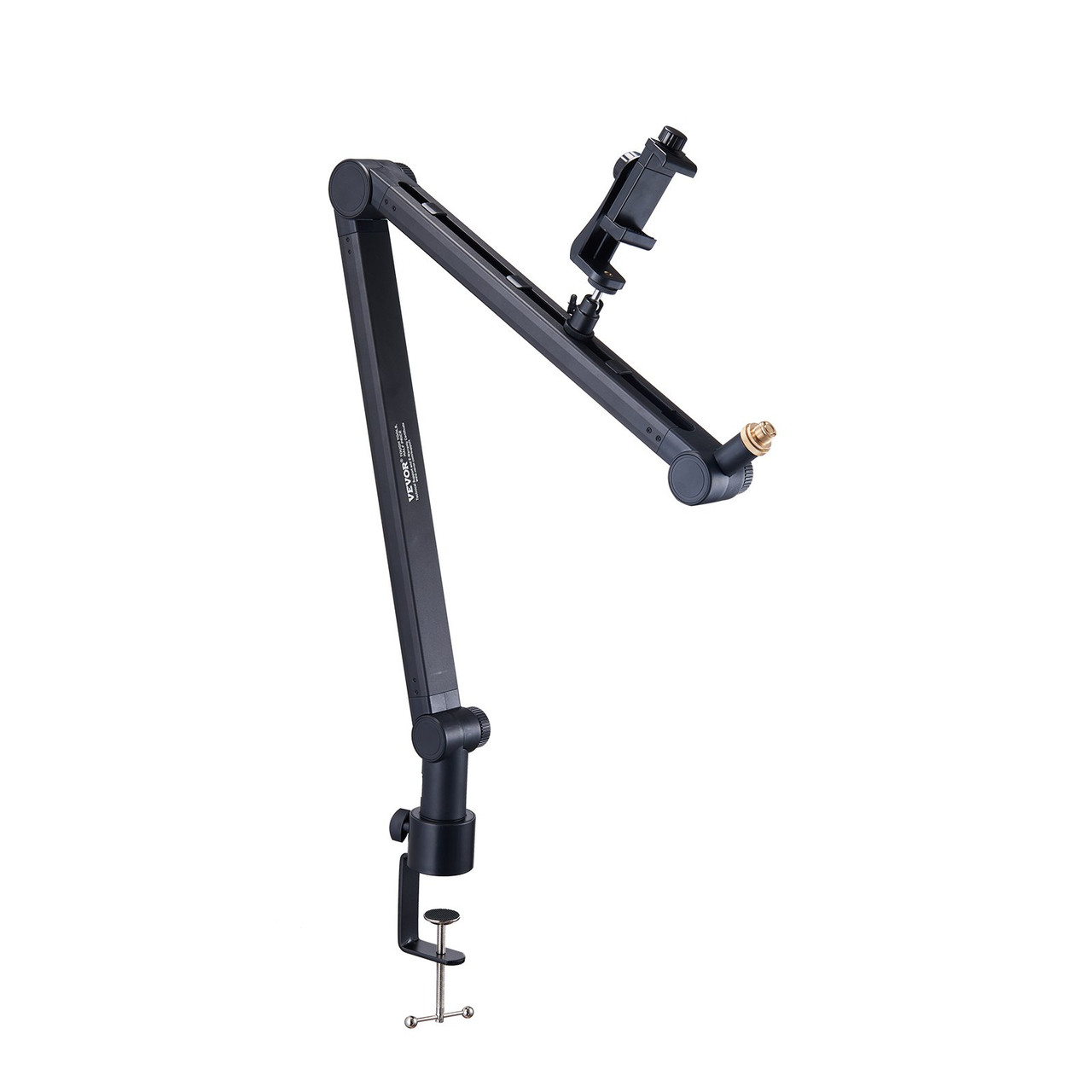 Microphone Boom Arm with Desk Mount, 360Â° Rotatable, Adjustable Mic Stand with 3/8" to 5/8" Adapter Port, for Recording Blue Yeti Hyperx Quadcast Blue Snowball Shure SM7B Audio Technica