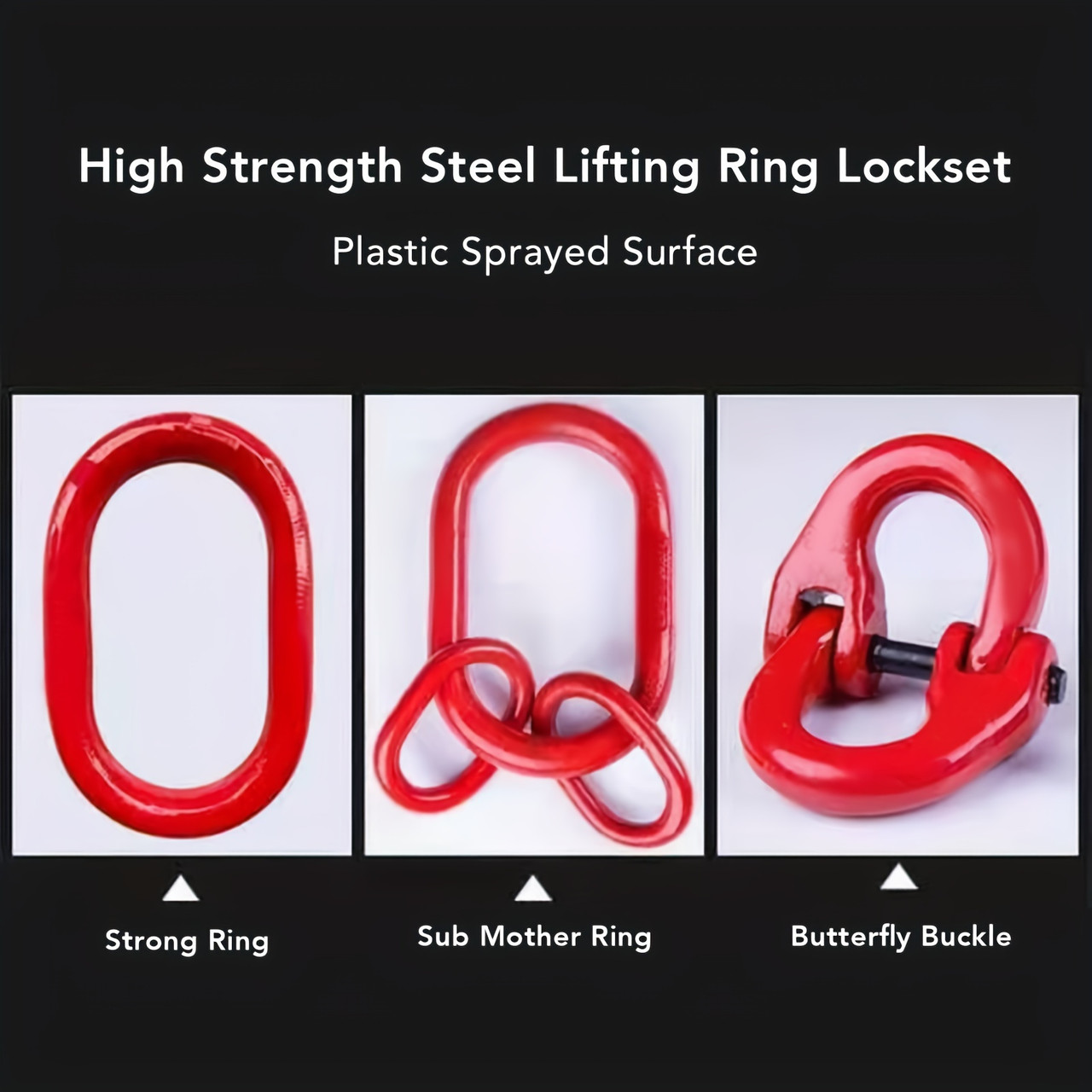 Chain Sling 59.06inch 4 Leg Steel Chain Lifting Sling For Factory Building Site Mining Harbor Construction 3T Chain Sling4 Leg Chain Sling4 Way Chain Sling Lifting ChainChain Lifting SlingEngine Lift Chain
