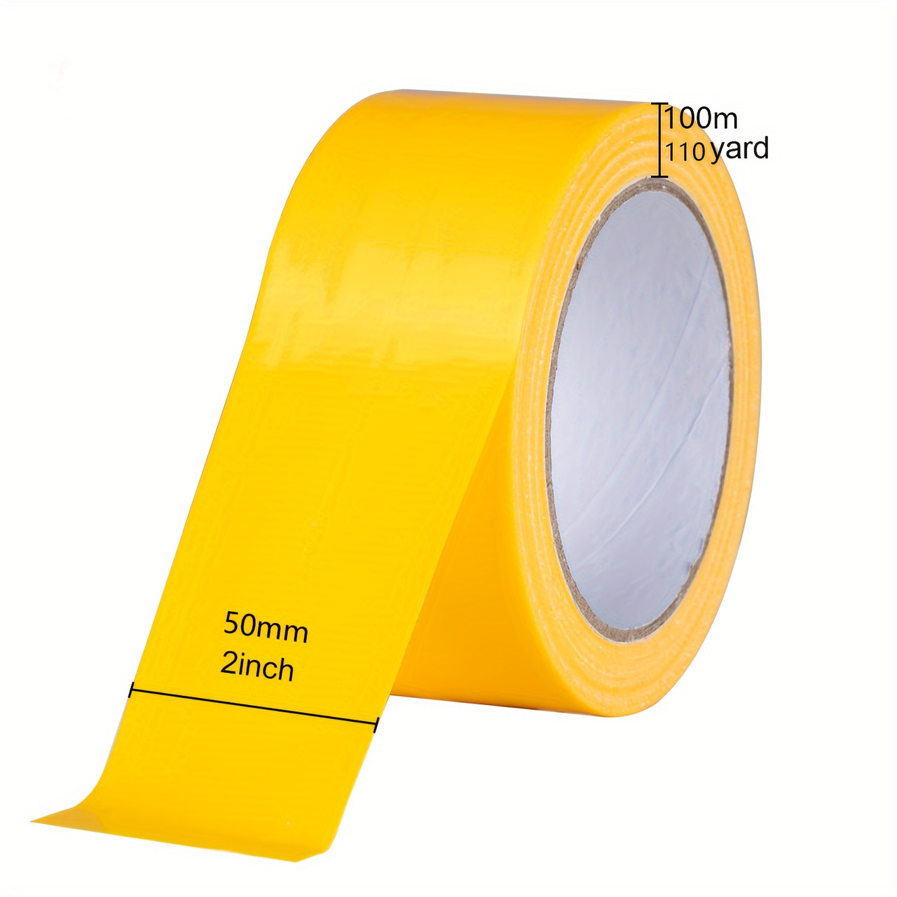 2-Inch Yellow Packing Tape 36 Rolls Per Box, Moving & Shipping Tape, BOPP Yellow Tape For Home, Office, School Supplies, DIY Arts & Crafts, Labels 2" X 110 Yards