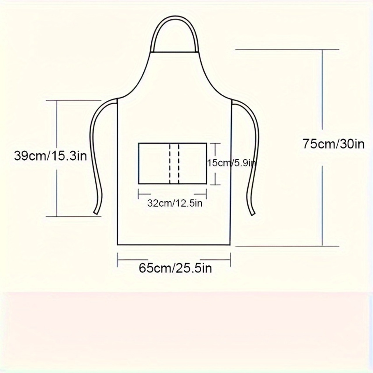 10pcs Black Kitchen Aprons with Pockets - Durable Polyester, Perfect for Cooking & Grilling, Machine Washable - Ideal for Restaurants & Couples