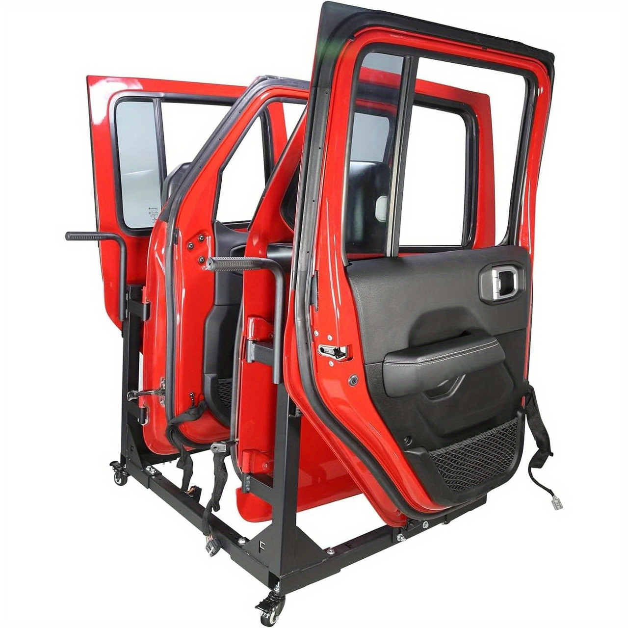 Door Storage Rack - Removable Cart Door Bracket Sliding Bracket Suitable Compatible For 1987-2024 Wran_gler TJ YJ JK JL And Gladiator JT 2/ 4 Doors