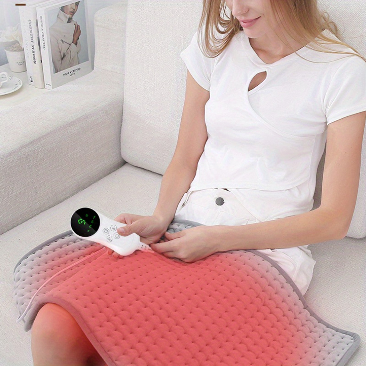 Electric Blanket Electric Heating Pads for Neck/ Shoulder/ Leg with Auto Shut Off Large, 9 Heat Settings & Moist Heat Options