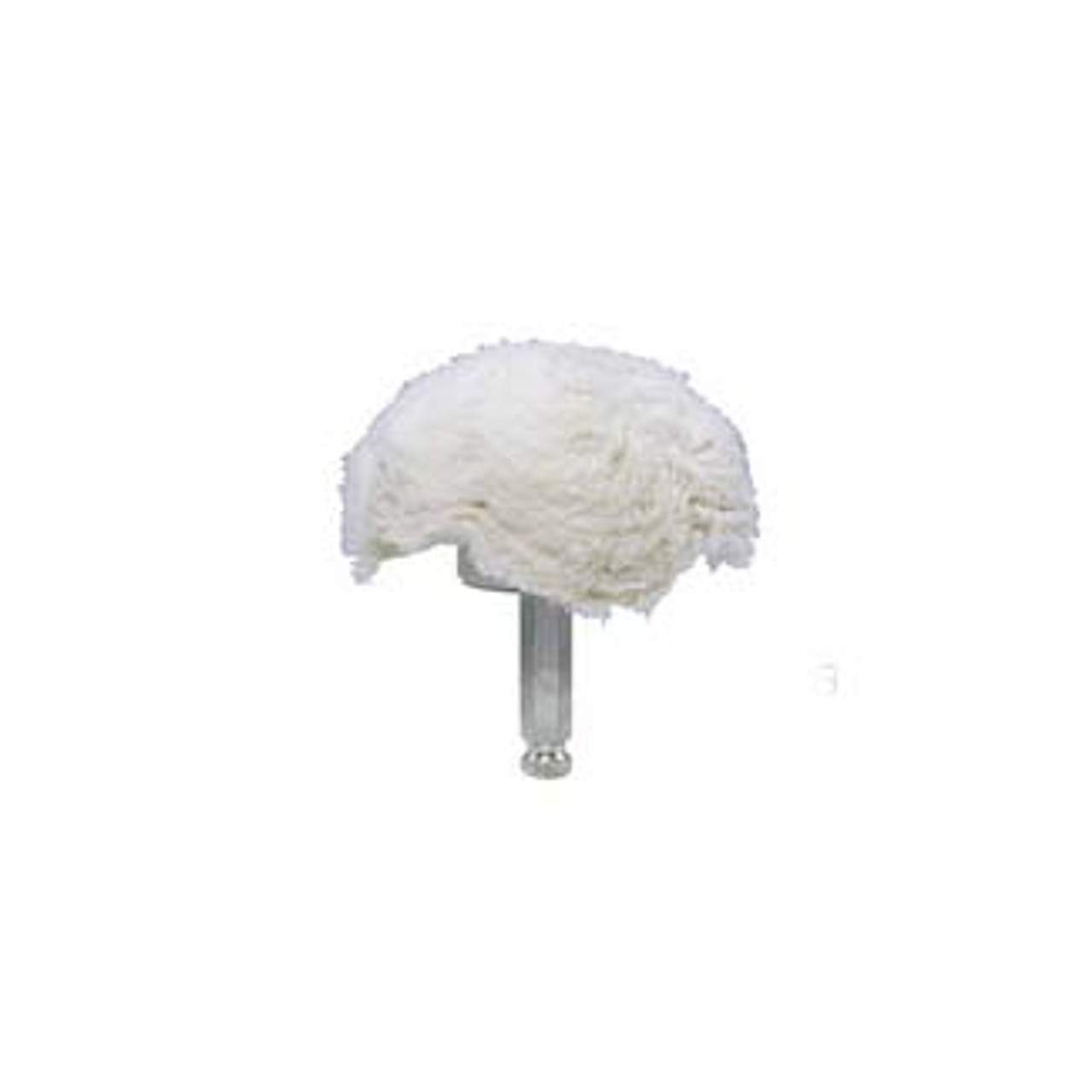 4 in  100 Percent  Cotton Mushroom Shaped Buff