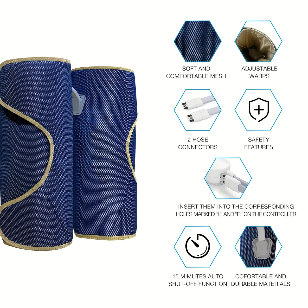 Leg Massager With Heat For Foot And Leg Recovery Reduce Pain Stress And Improving Circulation Great Gifts For Relaxation