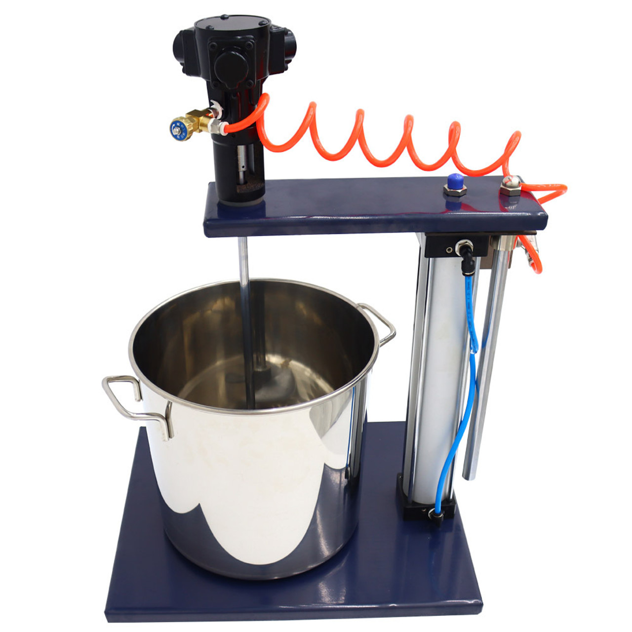 5Gal Paint Automatic Mixer Machine Guide Rail Lifting Inclued Bucket Stainless Steel