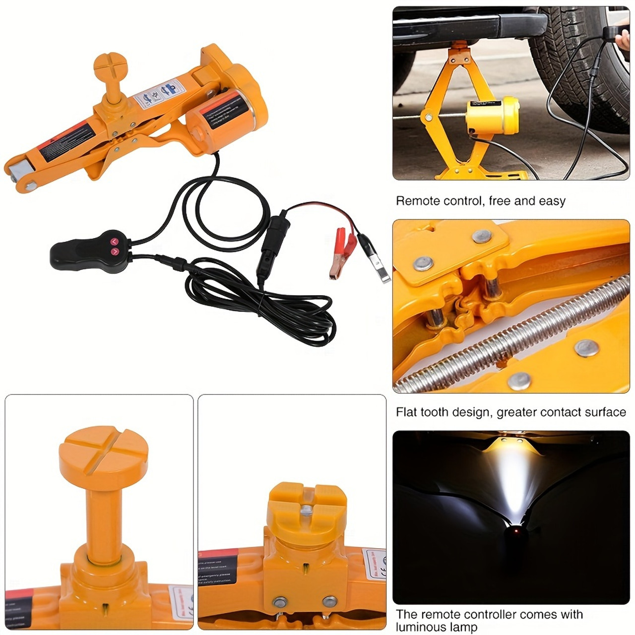 Electric Car Jack, 3 Ton 12V Scissor Car Jack Electric , Electric Car Jack Kit For Car SUV Sedan Tire Changing