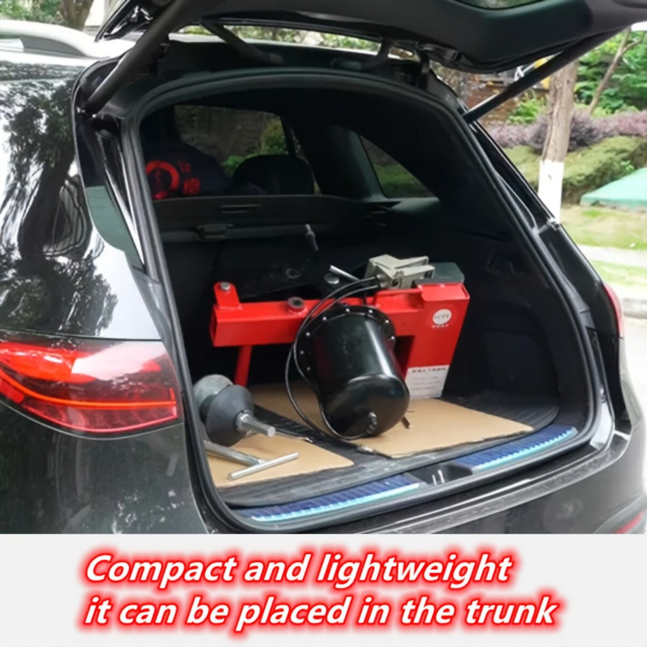 Lightweight Portable 1pc Mini Tire Changer - 39-inch Air Bead Breaker - Steel Material, Compact Design for Roadside Assistance & Mobile Car Repair, Compatible with Various Vehicle Models, Durable Steel Construction, Tire Maintenance
