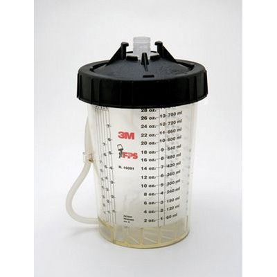 PPSâ„¢ 16124 Large High Output Pressure Hard Cup, 850 mL, Use With: HGP Spray Gun System, Flexible Liner and Lids