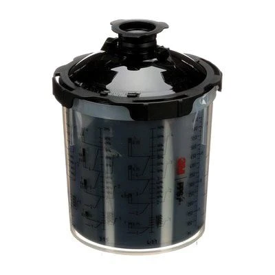 PPSa 26710 Series 2.0 Standard Spray Cup System UV Kit, 650 mL, Black, Use With: Accuspraya Spray Gun