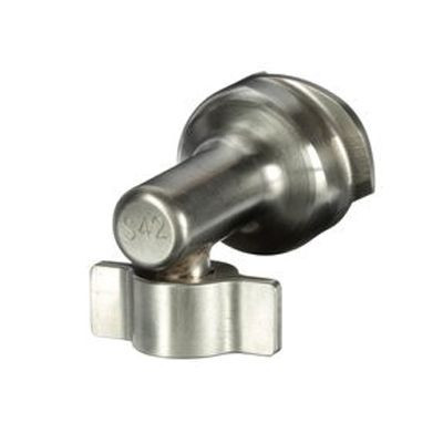 PPSâ„¢ 26138 Series 2.0 #S42 Adapter, 3/8-19 BSP R-Angle (Female), Use With: Series 2.0 Spray Cup System