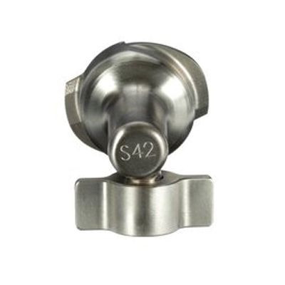 PPSâ„¢ 26138 Series 2.0 #S42 Adapter, 3/8-19 BSP R-Angle (Female), Use With: Series 2.0 Spray Cup System