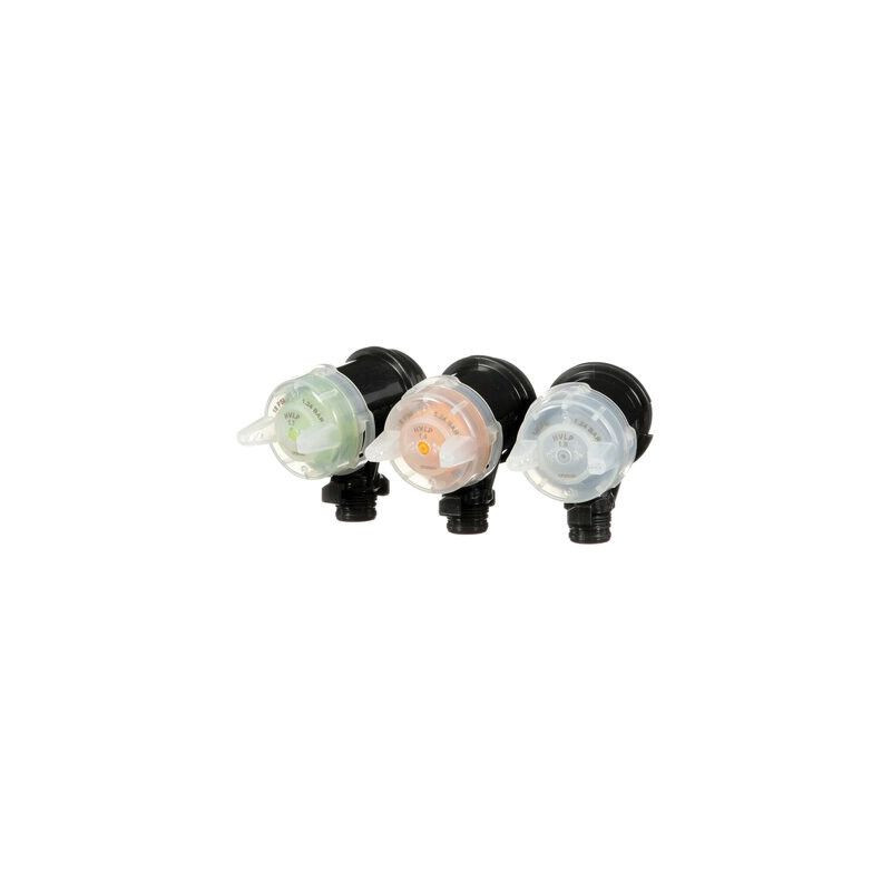 3Ma 26830 Atomizing Head Refill Variety Kit, 1.1/1.4/1.8 mm, Clear/Orange/Yellow, For 3Ma HVLP Spray Gun