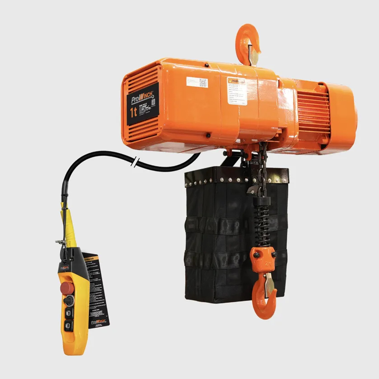 Prowinch 1 ton 2200 lb 380V~480V Variable Speed Electric Chain Hoist 20 ft. FEC G80 Japan Chain H4 Duty 1200-PWR1M5VS Prowinch 1 ton 2200 lb 380V~480V Variable Speed Electric Chain Hoist 20 ft. FEC G80 Japan Chain H4 Duty 1200-PWR1M5VS