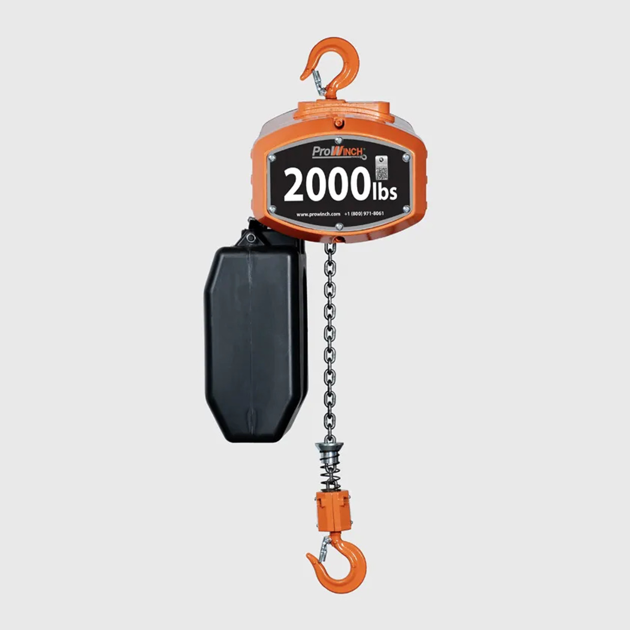 Prowinch 2000 lb 1 Speed Wireless Electric Chain Hoist 110~120/220~240V 20 ft G100 Chain UL Certified 1200-PWRF2000