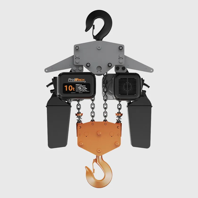Prowinch 10 ton Electric Chain Hoist 1 Speed 208~240V / 440~480V 3Ã¸ 60HZ 40ft G100 Nickel Duty H4/M5 1200-PWRXF10-H4-1S-2.4