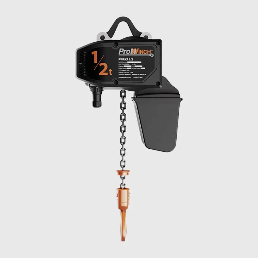 Prowinch 1/2 ton Electric Chain Hoist Variable Speed 110V 1Ã¸ 60HZ 13ft G100 Nickel Duty H4/M5 1200-PWRXF0.5-H4-VS-110