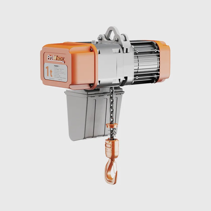 Prowinch 1 ton Electric Chain Hoist 1 Speed 208~240V 3Ã¸ 60HZ 16ft G100 Nickel Duty H4/M5 1200-PWRBF1-H4-1S-2