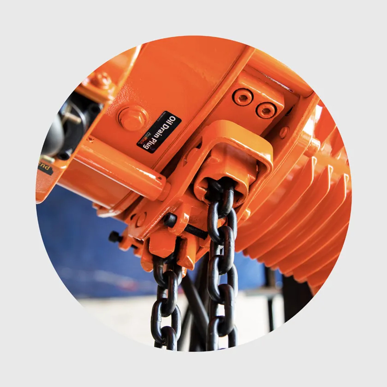 Prowinch 3 ton 6600 lb 2 Speed 208~240/440~480V Electric Chain Hoist 30 ft. G100 Chain H3 Duty 1200-PWR3i