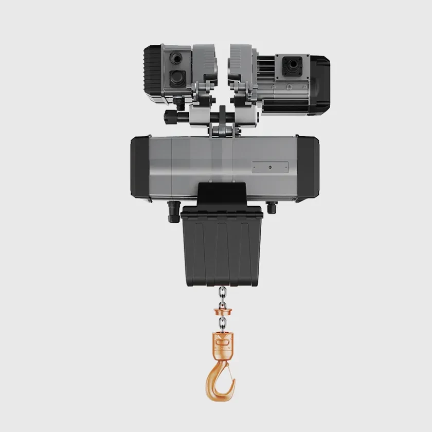 Prowinch 1/2 ton Electric Chain Hoist w/ Power Trolley Variable Speed 440~480V 3° 50~60HZ 13ft G100 Nickel Duty H4/M5 PWRXT0.5-H4-VS