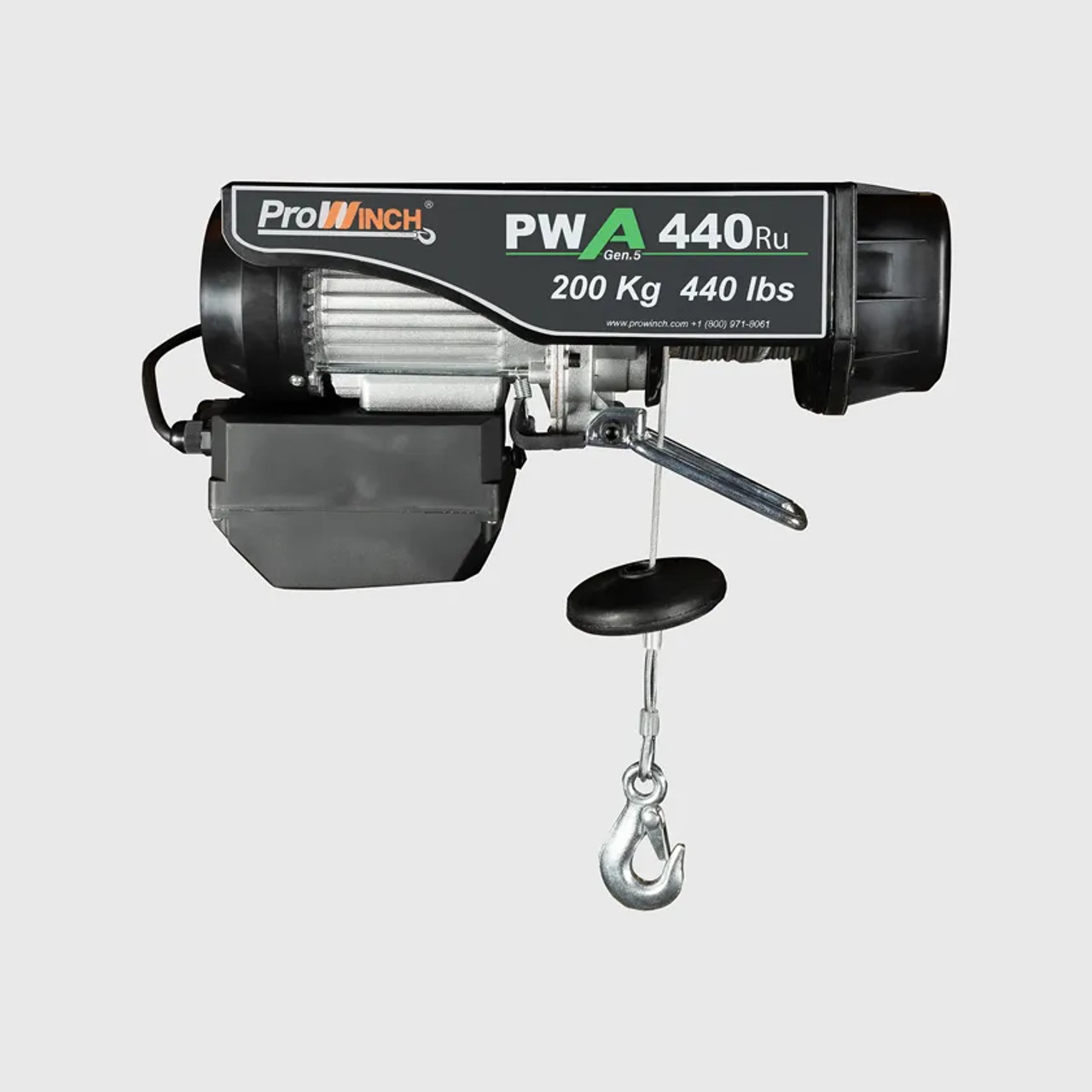 Prowinch 440 lb 110V Electric Wire Rope Hoist 38 ft. H1 Duty Wireless PWA440Ru