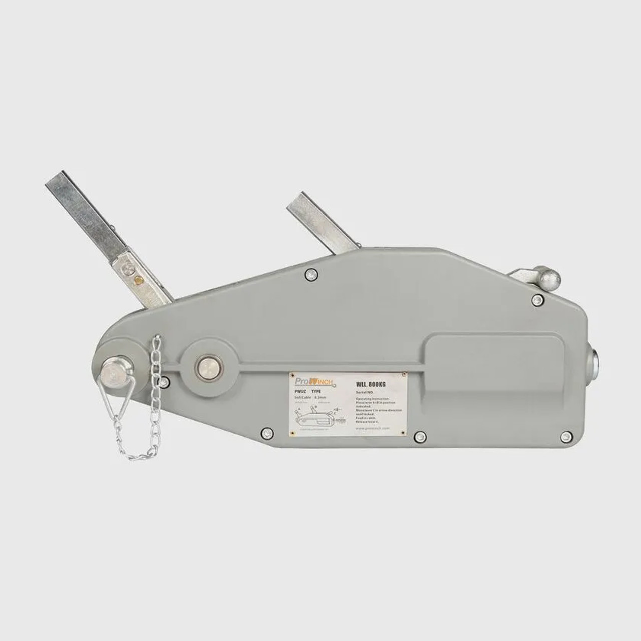 Prowinch 1760 lbs. 800Kg Lever Wire Rope Puller Hoist 65 ft wire rope PWUZ800a