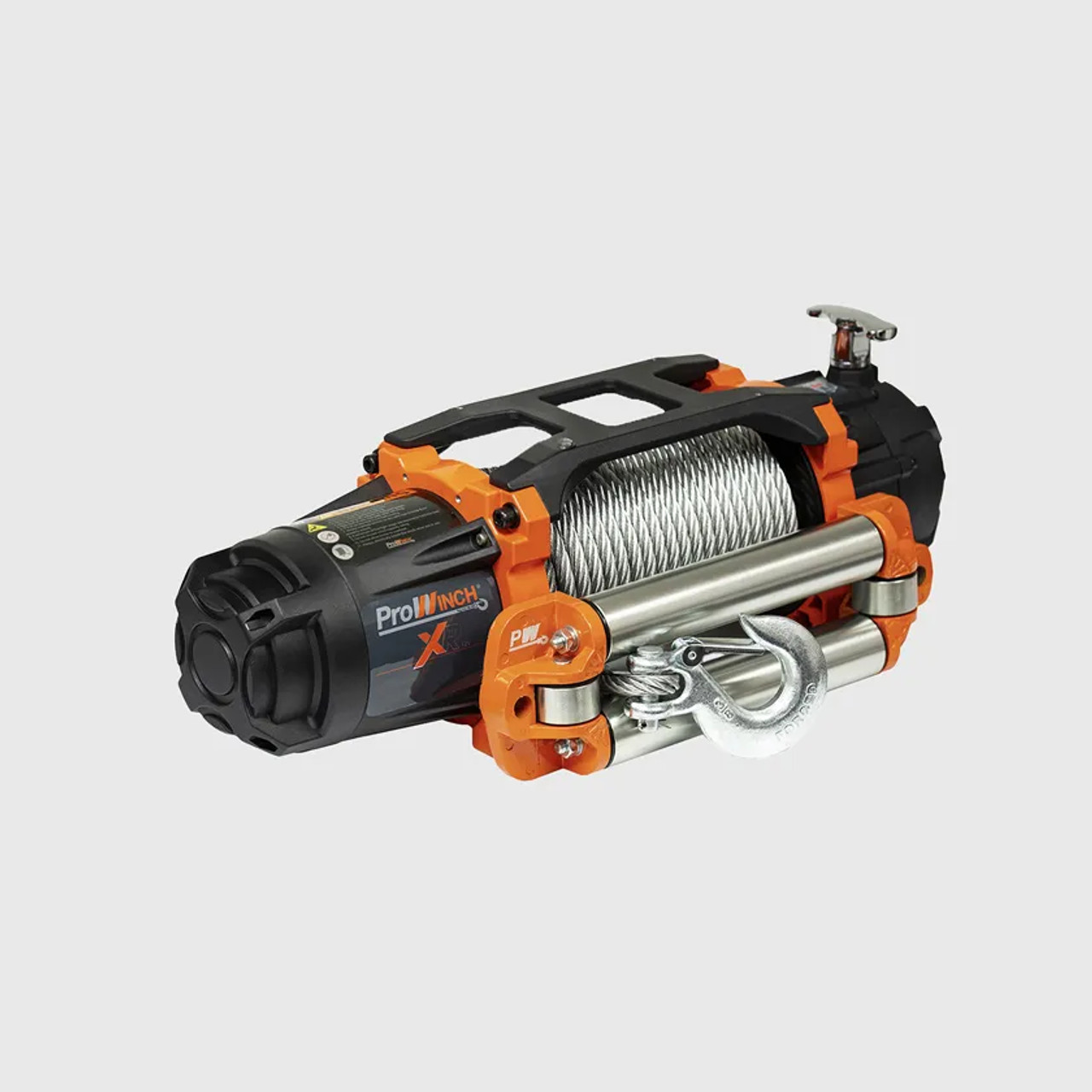 Prowinch 13500 lbs Electric Waterproof Winch Steel Rope Steel Roller 12V Wireless PWXR13500i12Vb