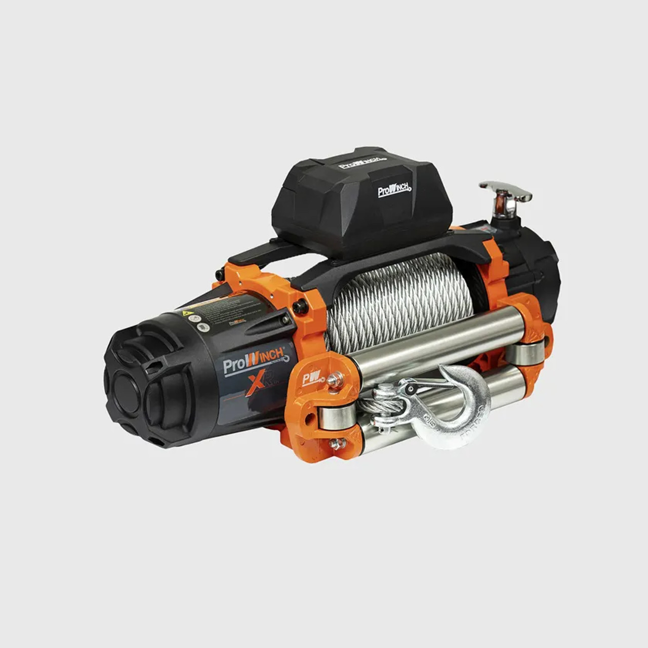 Prowinch 13500 lbs Electric Waterproof Winch Steel Rope Steel Roller 12V Wireless PWXR13500i12Vb