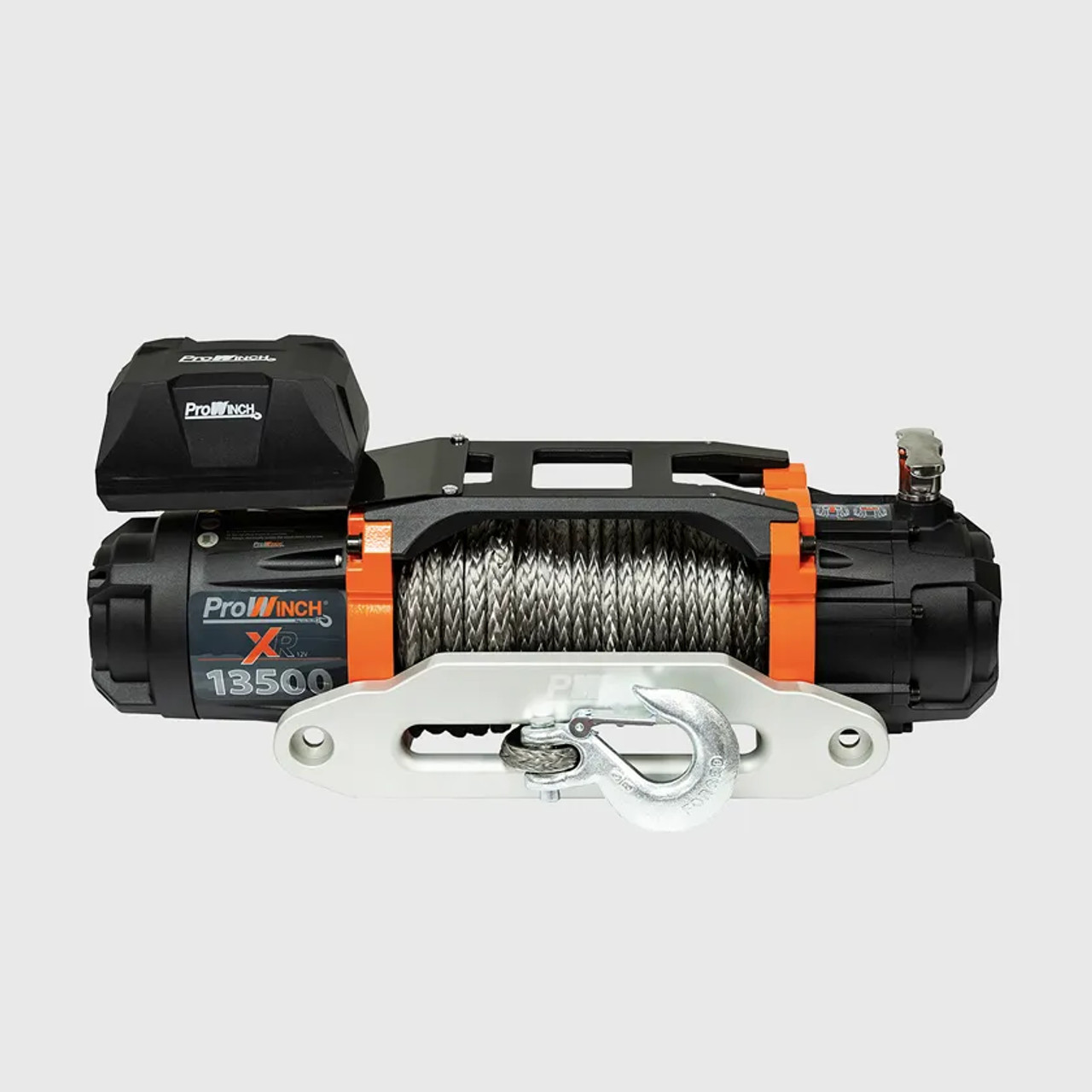 Prowinch 13500 lbs Electric Waterproof Winch Synthetic Rope Aluminum Wireless PWXR13500is12Vb