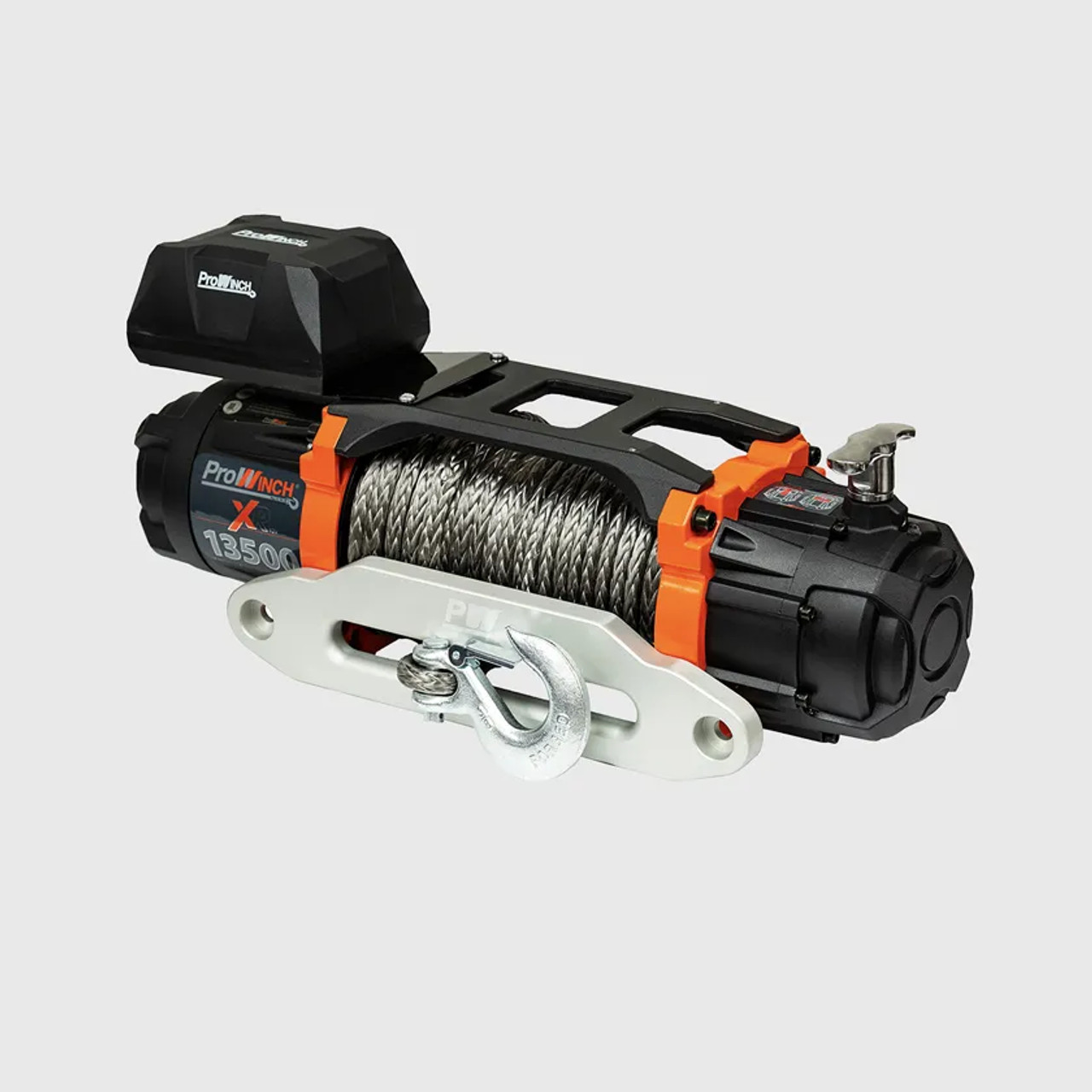 Prowinch 13500 lbs Electric Waterproof Winch Synthetic Rope Aluminum Wireless PWXR13500is12Vb