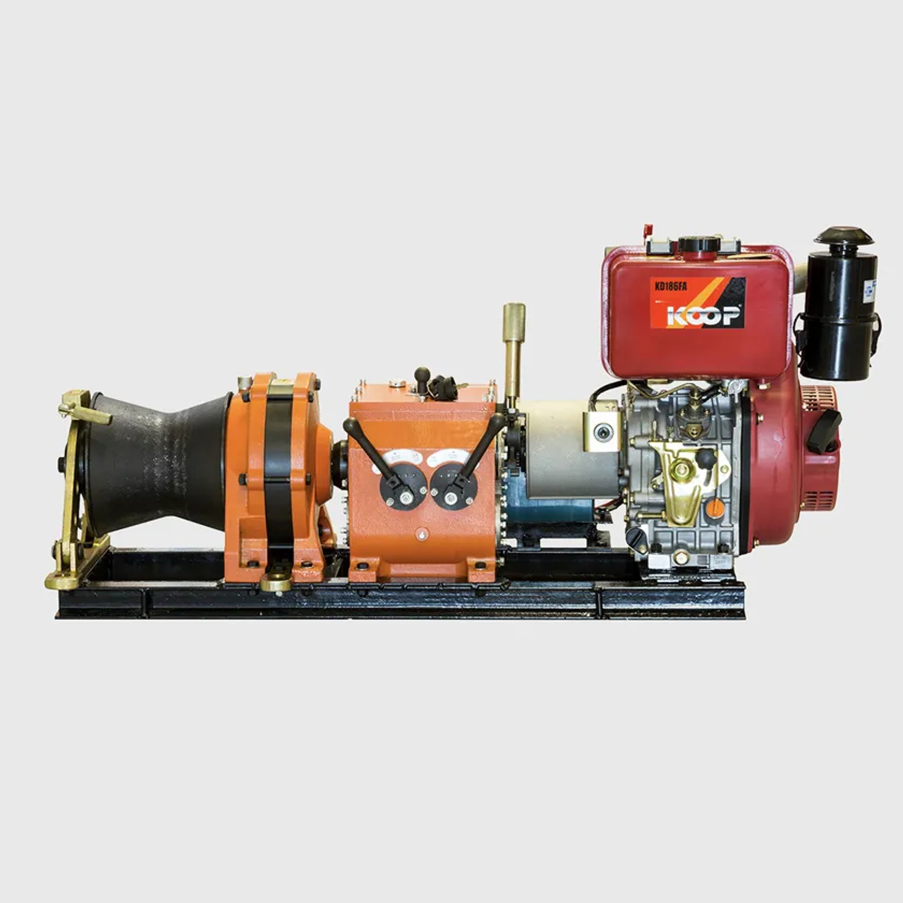 Prowinch 5 Ton Diesel Capstan Winch 10000 lbs 9 HP with Electric Starter PWCD5Te
