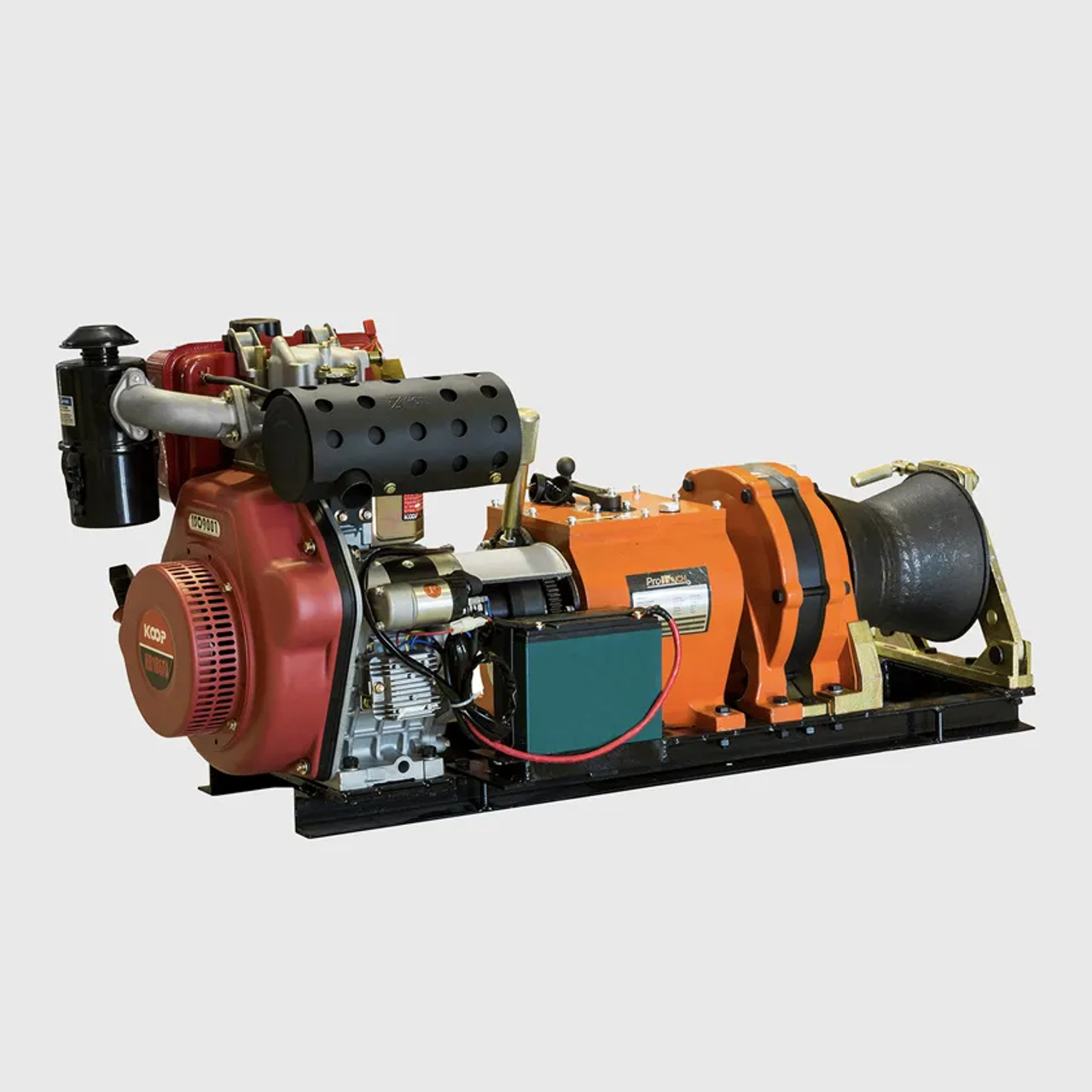 Prowinch 5 Ton Diesel Capstan Winch 10000 lbs 9 HP with Electric Starter PWCD5Te