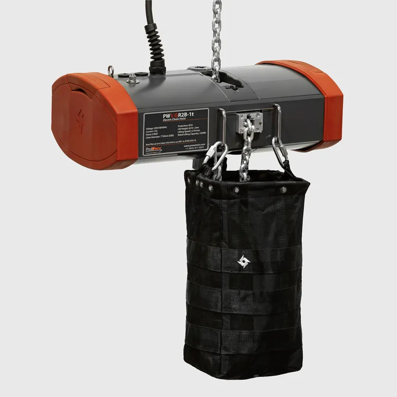 Prowinch 1 Ton Stage Hoist 82 ft 220V 60HZ 3 Phase Wireless and link programable PWV6R2B-1T Prowinch 1 Ton Stage Hoist 82 ft 220V 60HZ 3 Phase Wireless and link programable PWV6R2B-1T