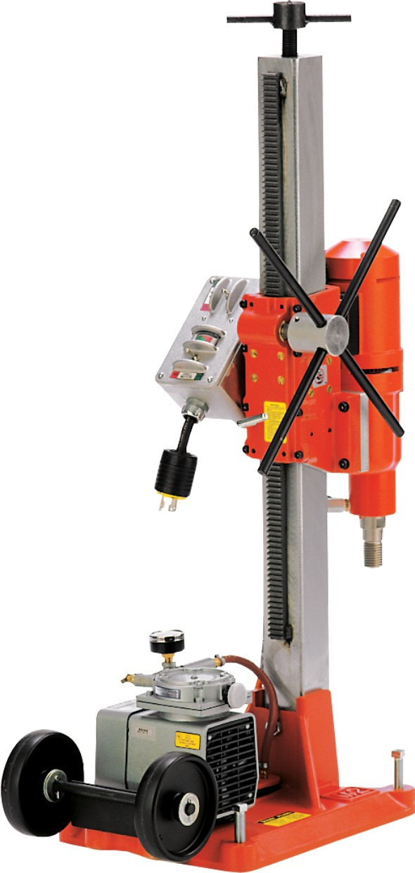 M-2 Heavy Duty Core Rig - 23 amp 110V | 420/880/1300 RPM | Complete rig with add-on vacuum base and vacuum pump