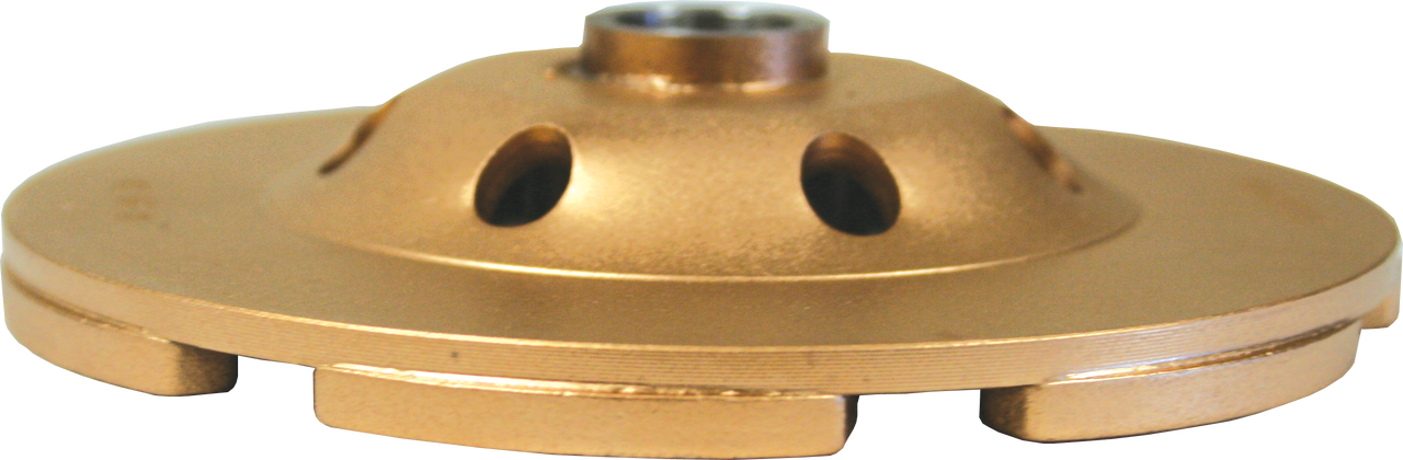 Standard Gold Low Profile Cup Grinders - 5" x 7/8"	- 7 Segments