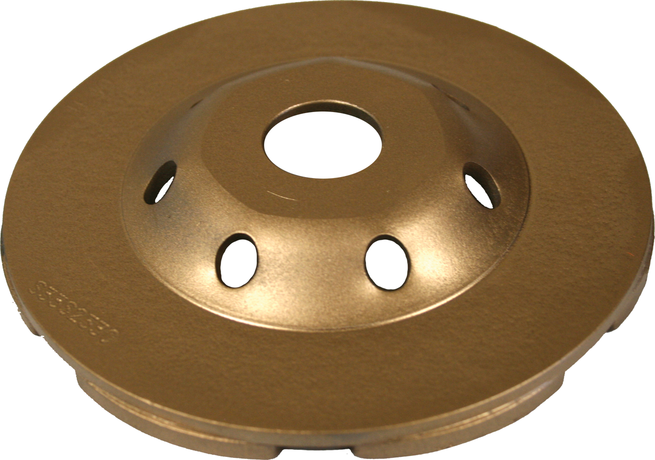 Standard Gold Low Profile Cup Grinders - 5" x 7/8" - 12 Segments Turbo