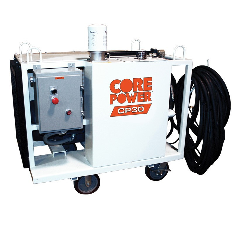 CP30EXL Electric Hydraulic Pump Unit - 30 HP 460V - 3/4" x 60' hose
