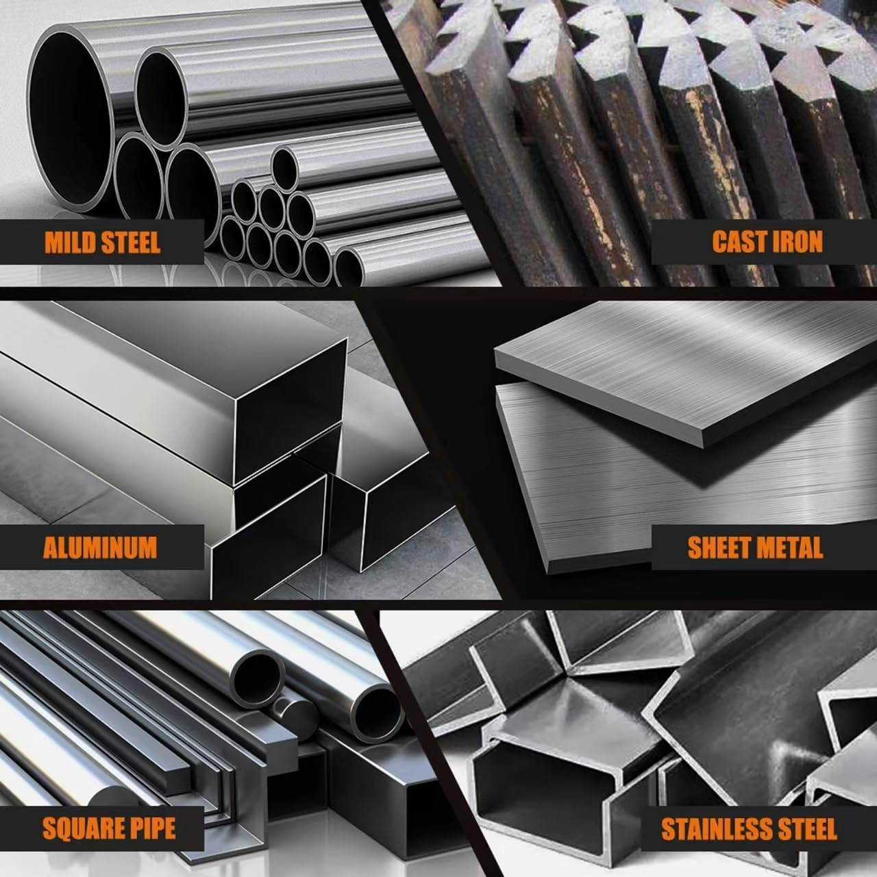 250A MIG Welder, 6 in 1 Gas MIG/Gasless Flux Core/Stick/Lift TIG/Spot Welding/Spool Gun Compatible Aluminum Welding Machine Large LED Display 110V/220V Multi Process Welder Visit the FEMEROL Store