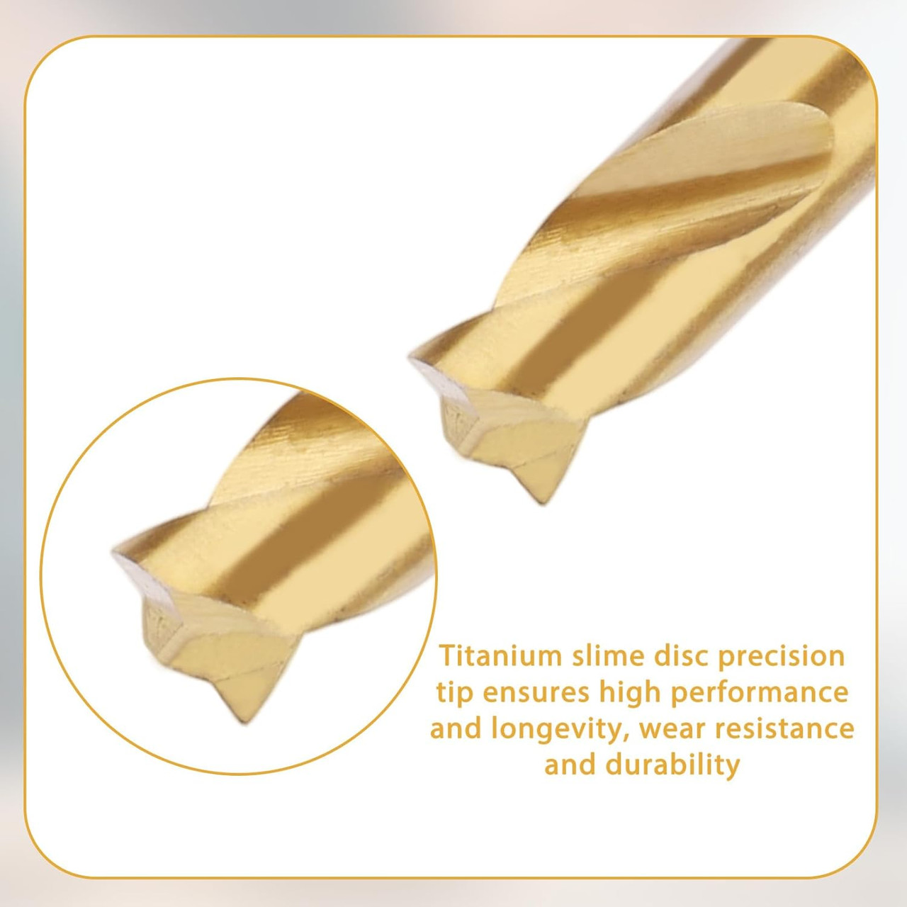 5pcs Spot Weld Drill Bit, 5/16in/8mm High Speed Steel Spot Weld Cutter Titanium Coated