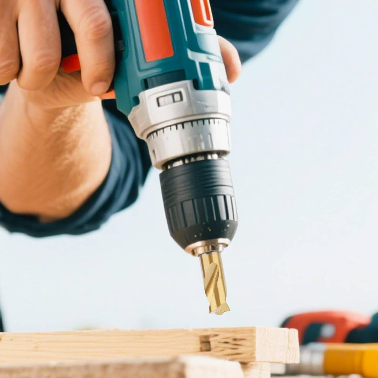 5pcs Spot Weld Drill Bit, 5/16in/8mm High Speed Steel Spot Weld Cutter Titanium Coated