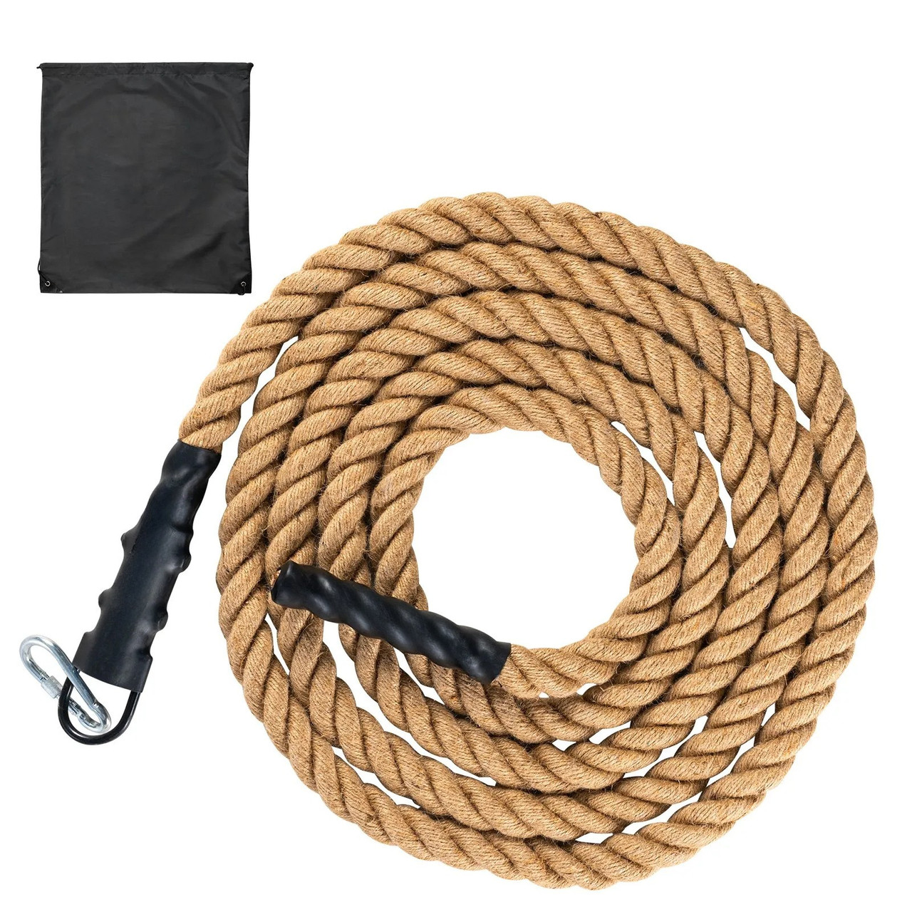 Gym Climbing Rope, 1.5" Diameter 30 ft Length Gym Fitness Training Rope, Gym Exercise Workout Rope for Adults, Climbing Rope for Fitness and Strength Training, Climbing Exercise, Home Workout